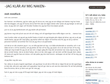 Tablet Screenshot of jagklaeravmignaken.wordpress.com