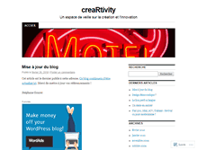 Tablet Screenshot of creartivity.wordpress.com