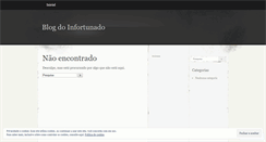 Desktop Screenshot of infortunado.wordpress.com