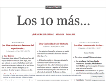 Tablet Screenshot of los10mas.wordpress.com