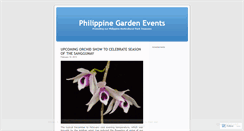 Desktop Screenshot of gardenevents.wordpress.com