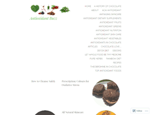 Tablet Screenshot of antioxidantbuzz.wordpress.com