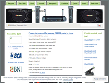 Tablet Screenshot of monicaelektronik.wordpress.com
