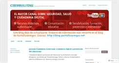 Desktop Screenshot of ciberbullying.wordpress.com