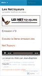 Mobile Screenshot of lesnettoyeurs.wordpress.com
