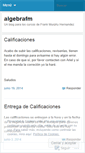 Mobile Screenshot of algebrafm.wordpress.com