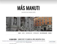 Tablet Screenshot of masmanuti.wordpress.com
