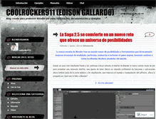 Tablet Screenshot of coolrocker911.wordpress.com
