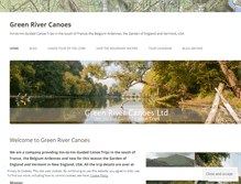 Tablet Screenshot of greenrivercanoes.wordpress.com