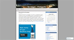 Desktop Screenshot of demayorfotografo.wordpress.com
