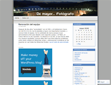 Tablet Screenshot of demayorfotografo.wordpress.com