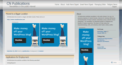 Desktop Screenshot of cnpublications.wordpress.com