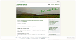 Desktop Screenshot of jointhefarm.wordpress.com