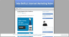 Desktop Screenshot of jakebelfry.wordpress.com