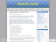 Tablet Screenshot of moneyboxjunction.wordpress.com