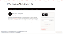 Desktop Screenshot of pandasandlemons.wordpress.com