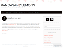 Tablet Screenshot of pandasandlemons.wordpress.com