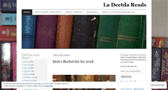 Desktop Screenshot of ladeetdareads.wordpress.com