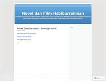 Tablet Screenshot of habiburrahmanstory.wordpress.com
