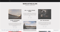 Desktop Screenshot of marcusthejulian.wordpress.com