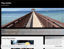 Tablet Screenshot of playaazalea.wordpress.com