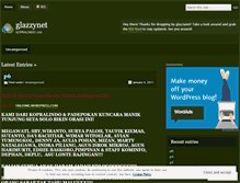 Tablet Screenshot of glazzynet.wordpress.com