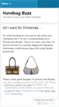 Mobile Screenshot of handbagbuzz.wordpress.com