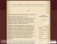 Tablet Screenshot of openafrica.wordpress.com