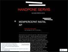 Tablet Screenshot of handponeservise.wordpress.com