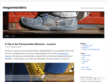 Tablet Screenshot of meganwanders.wordpress.com