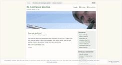 Desktop Screenshot of elnaufragodigital.wordpress.com