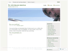 Tablet Screenshot of elnaufragodigital.wordpress.com