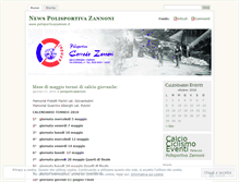 Tablet Screenshot of polisportivazannoni.wordpress.com