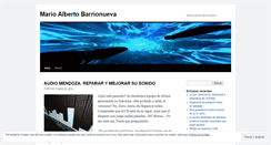 Desktop Screenshot of marioalbertobarrionueva.wordpress.com