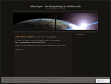 Tablet Screenshot of fallenhopes.wordpress.com