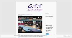 Desktop Screenshot of gymtruthteller.wordpress.com