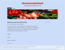 Tablet Screenshot of hbumcmustardseed.wordpress.com