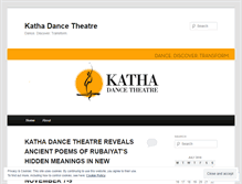Tablet Screenshot of kathadancetheatre.wordpress.com