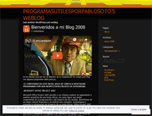 Tablet Screenshot of programasutilesporpablosoto.wordpress.com