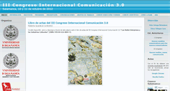 Desktop Screenshot of comunicacion3punto0.wordpress.com