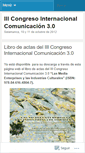 Mobile Screenshot of comunicacion3punto0.wordpress.com