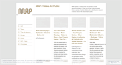 Desktop Screenshot of makeartpublic.wordpress.com