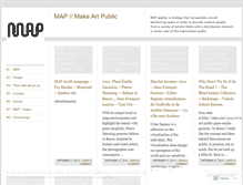 Tablet Screenshot of makeartpublic.wordpress.com