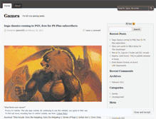 Tablet Screenshot of gamesgamegames.wordpress.com