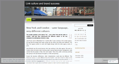 Desktop Screenshot of linkcultureandbrandsuccess.wordpress.com