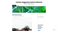 Desktop Screenshot of bengkuluutara.wordpress.com