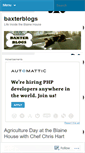 Mobile Screenshot of baxterblogs.wordpress.com