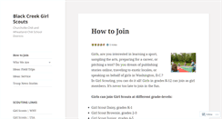 Desktop Screenshot of blackcreekgirlscouts.wordpress.com