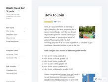 Tablet Screenshot of blackcreekgirlscouts.wordpress.com