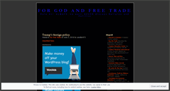 Desktop Screenshot of godandfreetrade.wordpress.com